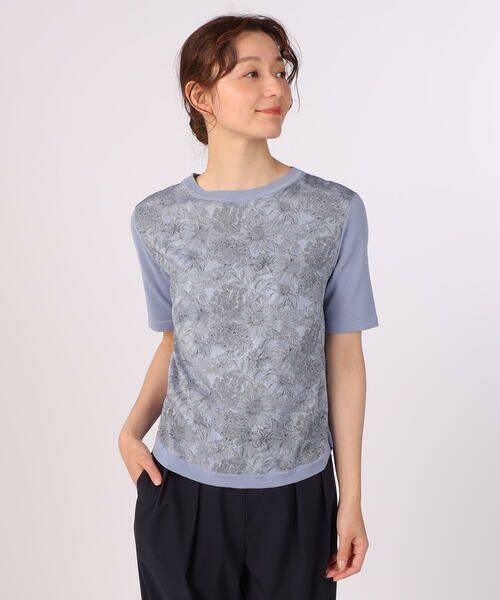 【未着用】スキャパ SCAPA リバティプリントコンビニット　サイズ40 SCAPA スキャパ リバティプリント ブラウス サイズ40 - メルカリ