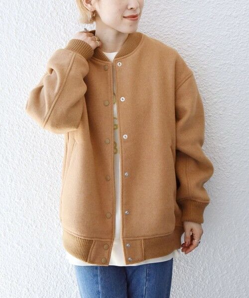 SHIPS any バーシティジャケット　ブルゾン 新品未使用タグ付き SHIPS（シップス） 【WEB限定】SHIPS any: バーシティ ジャケット 25AW