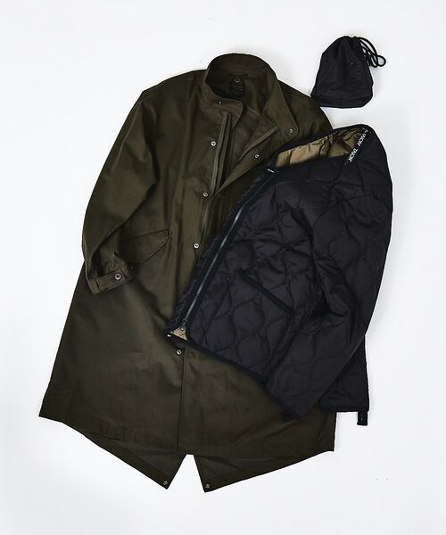 ABAHOUSE / アバハウス TAION MODS COAT（＋MILITARY DOWN JACKET）TA