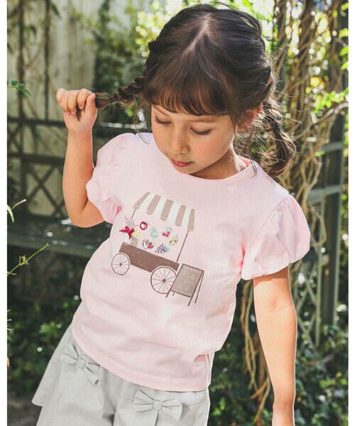 BeBe / べべ フルーツショップTシャツ(100~150cm) : 00001004751115