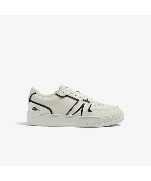 LACOSTE（ラコステ）「L001 123 7 SMA」レザースニーカー LACOSTE L001 123 7 SMA BLK/WHT 23FA-I（ラコステ エル001 123 7 SMA