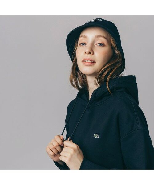 LACOSTE / ラコステ 裏毛スウェットフーディワンピース