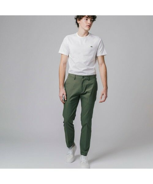 LACOSTE / ラコステ 撥水 オックスフォード ストレッチ センター