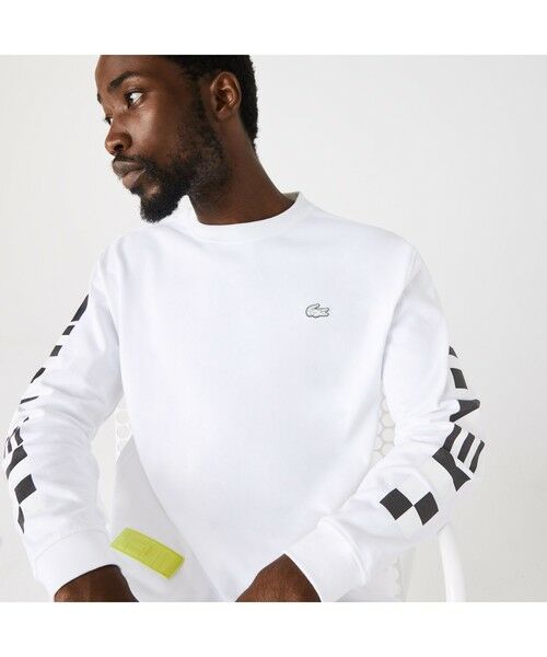 LACOSTE ラコステ 【未使用】クロックプリント長袖Tシャツ LACOSTE（ラコステ） スリーブプリント長袖Tシャツ : タカシマヤ