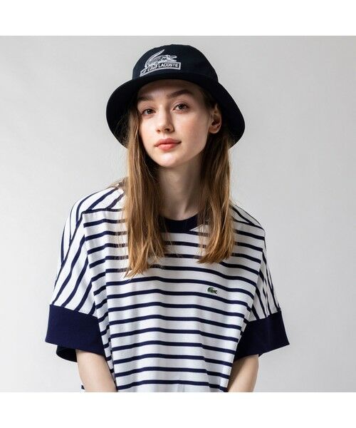 LACOSTE / ラコステ ドルマンスリーブワイドボーダーTシャツ