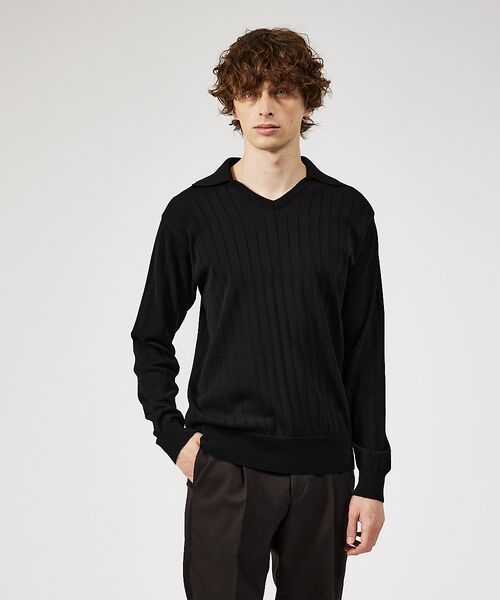 Vandori DESIGNWORKS 【別注】ワイドリブスキッパー ポロシャツ DESIGNWORKS（デザインワークス） 【別注】Vandori / ヴァンドリ