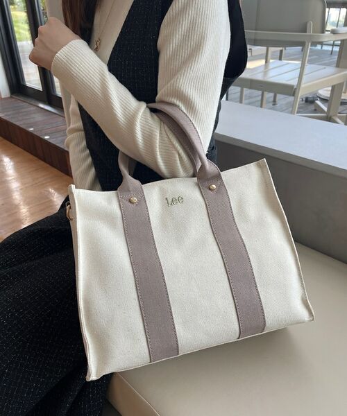 grove（グローブ） 【Lee別注】スクエアA4 2WAYトート【A4サイズ収納可