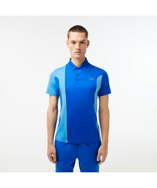 ラコステ ジョコビッチモデル ポロシャツ 新品 サイズ3 全米2021 LACOSTE / ラコステ 『ノバク・ジョコビッチ』アシンメトリー