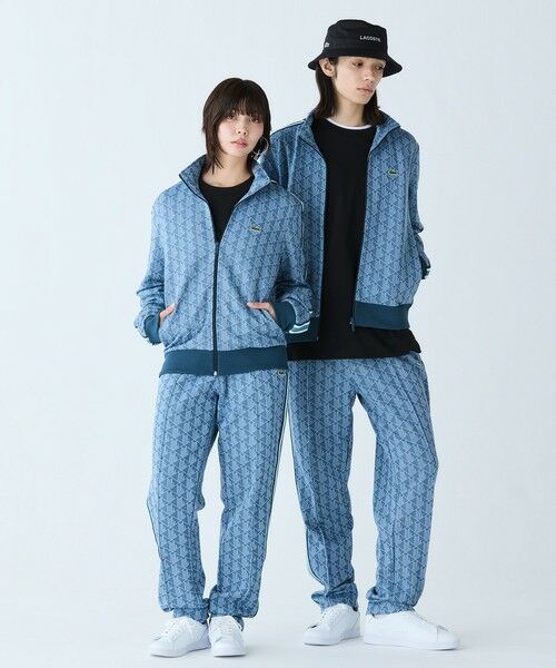 LACOSTE（ラコステ） サイドテーピングモノグラムジャカードトラック