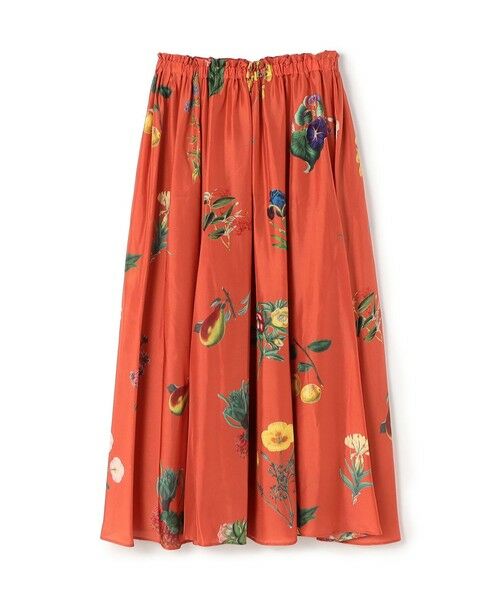 CABaN BLOOMIN'ART プリントフレアスカート