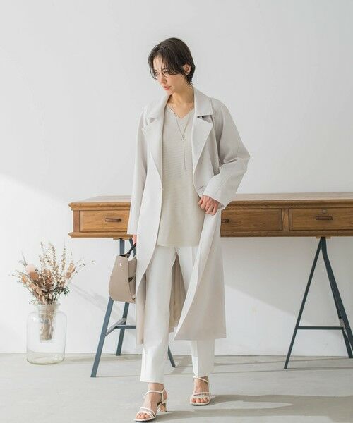 LAUTREAMONT / ロートレアモン 防シワスプリングコート≪速乾