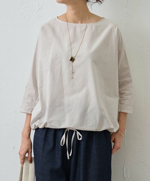BEARDSLEY / ビアズリー 《Tシャツ感覚で着られる》ボーダーシャツT 