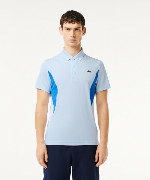 新品ラコステ 『ノバク・ジョコビッチ』サイド切り替えウルトラドライポロシャツ　M LACOSTE / ラコステ 『ノバク・ジョコビッチ』サイド切り替え