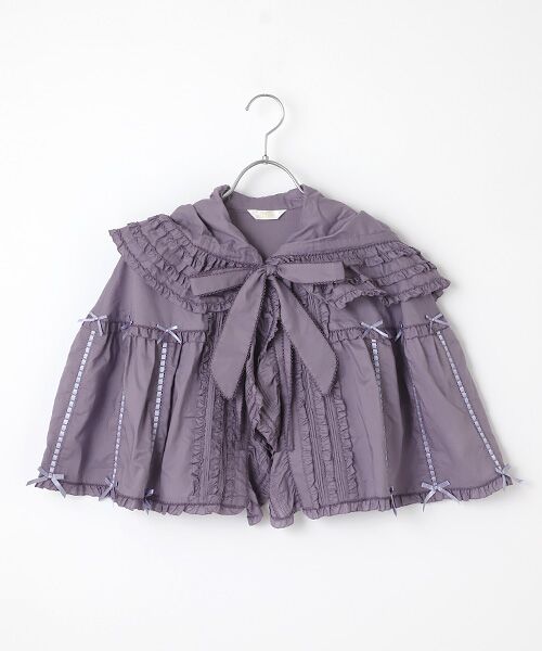 ピンクハウス　フリル付き　ピンク　ケープ　コート PINK HOUSE｜フリルフード付きキルティングロングコート | Rakuten