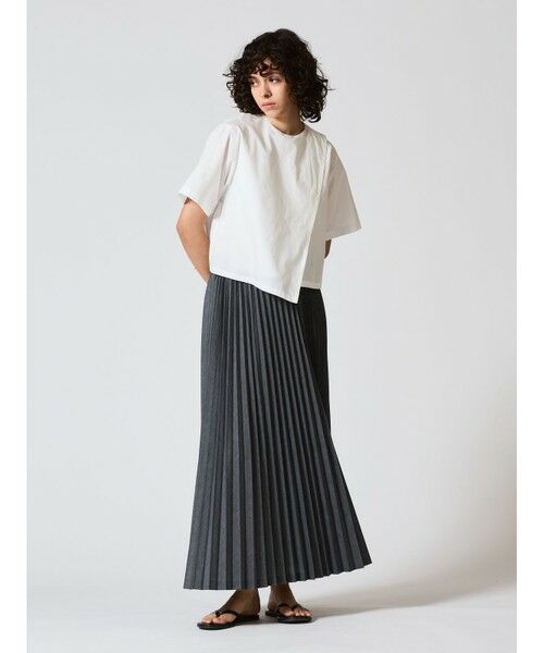 mizuiroind（ミズイロインド） プリーツロングスカート : タカシマヤ