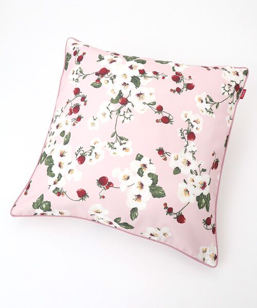 【新品未使用】⭐️ピンクハウス⭐️クッションカバー⭐️赤・ピンク２枚セット⭐️日本製⭐️ PINK HOUSE クッション クッションカバー アーカイブプリント