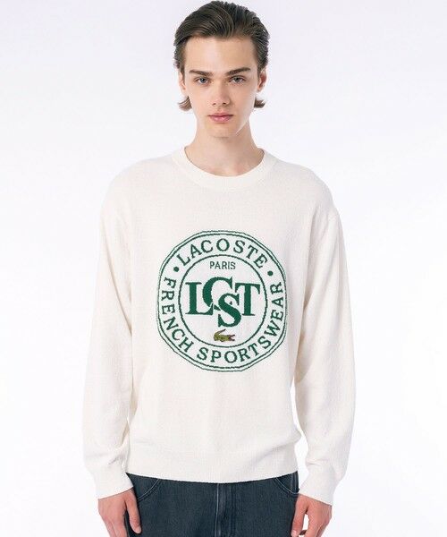 LACOSTE（ラコステ） ナイロン×コットン ジャカードグラフィック