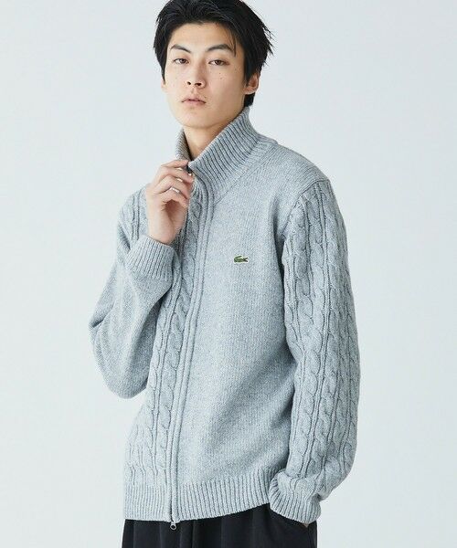 LACOSTE（ラコステ） クレイジーニッティングハイネックジップ