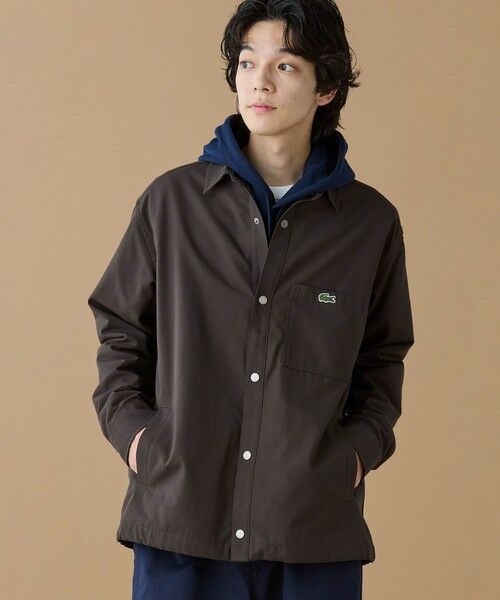 LACOSTE（ラコステ） 防風 撥水 裾ドロストコード シャツジャケット