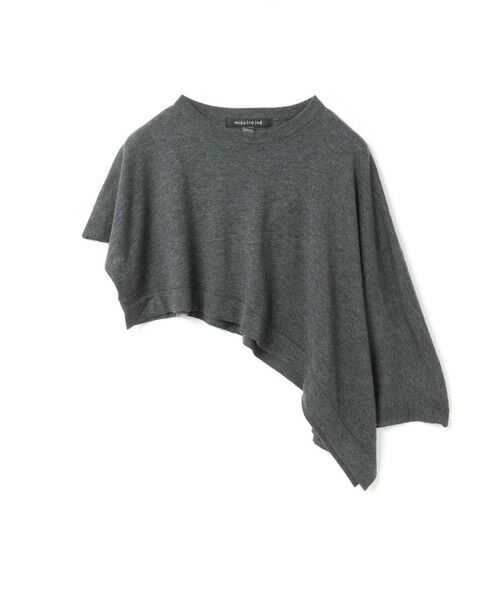 mizuiro ind / ミズイロインド mizuiro ind アシンメトリーポンチョベスト mizuiroind mizuiro ind / ミズイロインド アシンメトリー