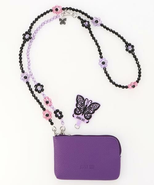 ANNA SUI アナスイ ◇美品◇ バタフライ ネックストラップ ANNA SUI アナスイ ◇美品◇ バタフライ ネックストラップ