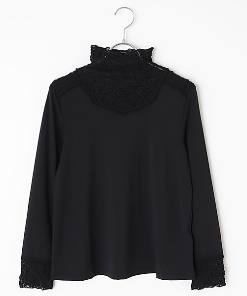 INGEBORG / インゲボルグ レース使いカットソー INGEBORG / インゲボルグ レース使いハイネックカットソー