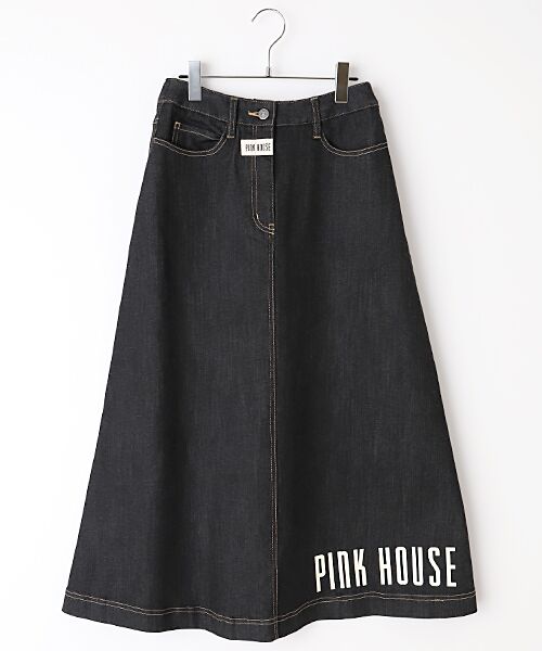 PINK HOUSE（ピンクハウス） ビックロゴプリントストレッチデニム