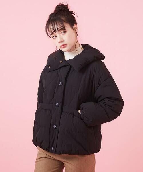 ホコモモラナイロンワッシャーショートダウンジャケット Jocomomola / ホコモモラ ナイロンワッシャーショートダウンジャケット