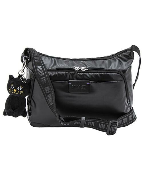セール★㉓ 新品【アナスイ】ショルダーバッグ 台形 黒 ANNA SUI bag 楽天市場】アナスイ バッグ ショルダーバッグ 黒(ブラック) ANNA
