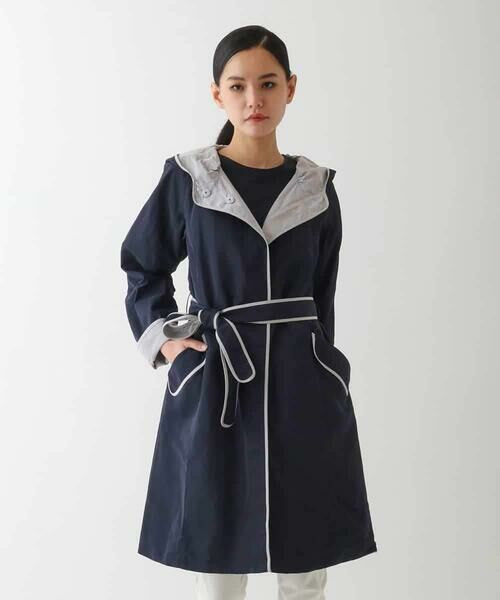 HIROKO BIS ロングコート サコッシュ付き ヒロコビス9号 コシノ 中綿入りロングコート | HIROKO BIS (Women)/ヒロコビス | 三越伊勢丹