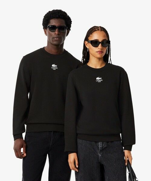 LACOSTE（ラコステ） 裏パイル地 ワンポイングラフィックプリント