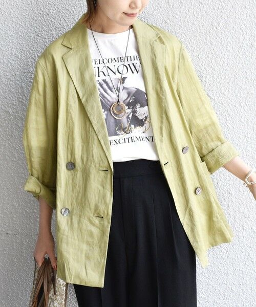 SHIPS（シップス） 〈手洗い可能〉ラミー 4 シアー ジャケット