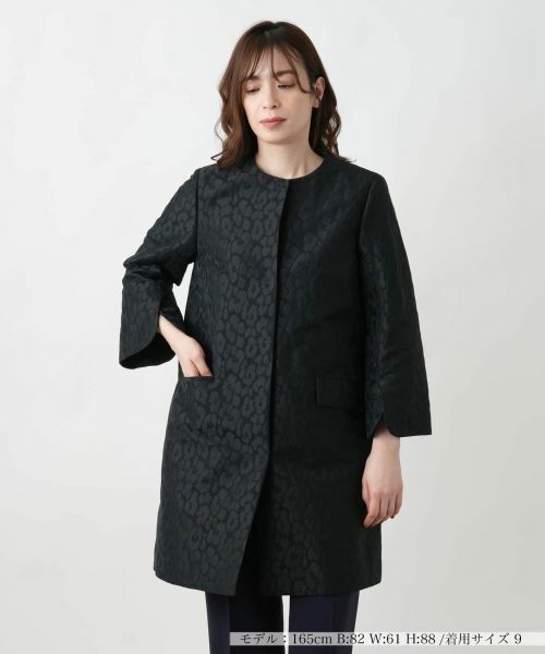 Leilian（レリアン） ノーカラーコート : タカシマヤファッション