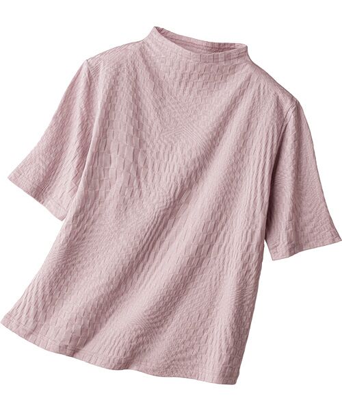 TAKASHIMAYA Style Plus / タカシマヤ スタイル・プリュ コットンジャガードプルオーバー TAKASHIMAYA Style Plus / タカシマヤ スタイル・プリュ
