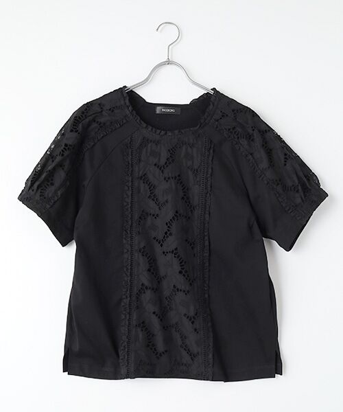 INGEBORG / インゲボルグ コットンレース使いカットソー INGEBORG / インゲボルグ コットンレース使いカットソー