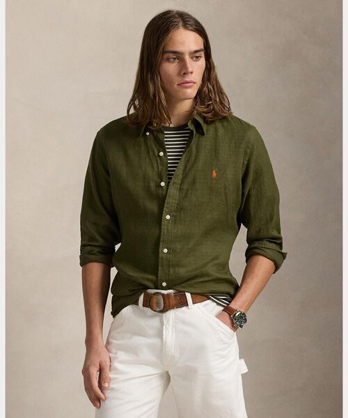 POLO RALPHLAUREN ポロ ラルフローレン リネンシャツ クラシック フィット リネン シャツ | ラルフ ローレン公式