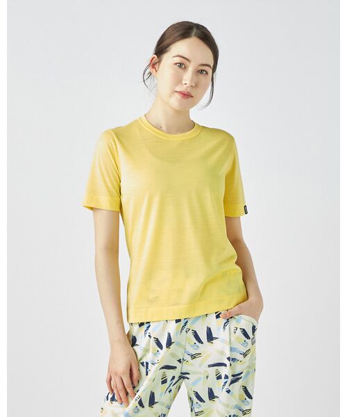 【[sn]super.natural/エスエヌ/スーパーナチュラル】W TOGETHER FOR THE GOOD DAY TEE SNW171003【sn1703】 W I LOVE クライミング Tシャツ （Tシャツ）｜[sn]super.natural