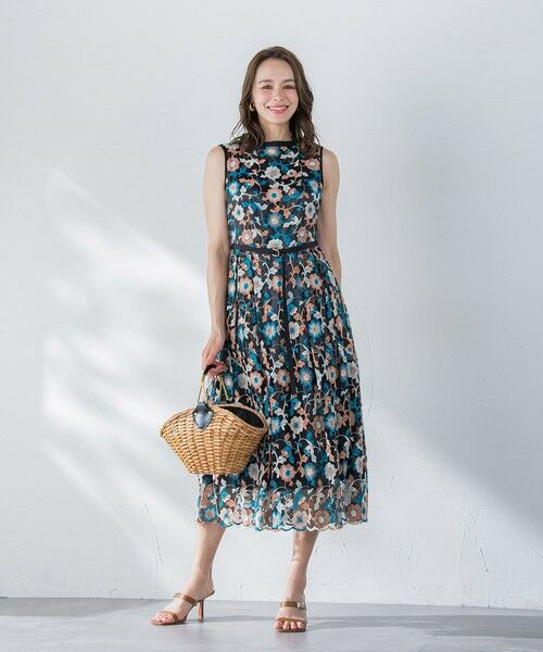 ビアッジョブルー　Viaggio Blu　プリントワンピース　佳子さま　新品 馬具プリントワンピース≪手洗い可能≫ | Viaggio Blu