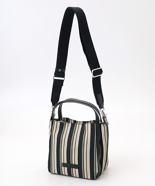 Y'SACCS（イザック） マルチストライプ すっきりトート Sサイズ