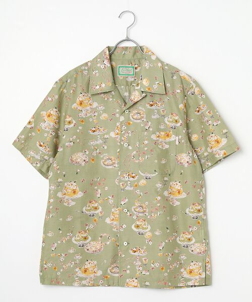 新品・未使用　PINK HOUSE フラワープリント 半袖ブラウス PINK HOUSE / ピンクハウス フラワーゼリープリントシャツ