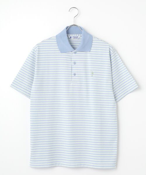 新品 FUKUZO フクゾー 横浜元町 半袖ポロシャツ サイズ XL FUKUZO FUKUZO / フクゾー 紳士ポロシャツ半袖天竺ボーダー