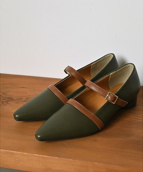 オゥ バニスター（Au BANNISTER）/【販売店舗限定】ツートンベルトパンプス Au BANNISTER（オゥ バニスター） Au BANNISTER / オゥ バニスター