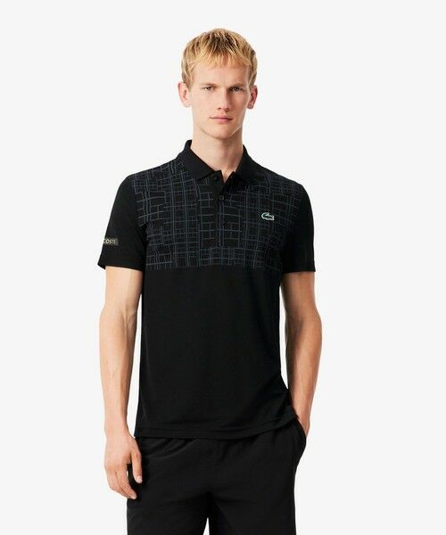 ラコステ　ノバクジョコビッチ　ポロシャツ　Lサイズ LACOSTE（ラコステ） 『ノバク・ジョコビッチ』ラケットプリント