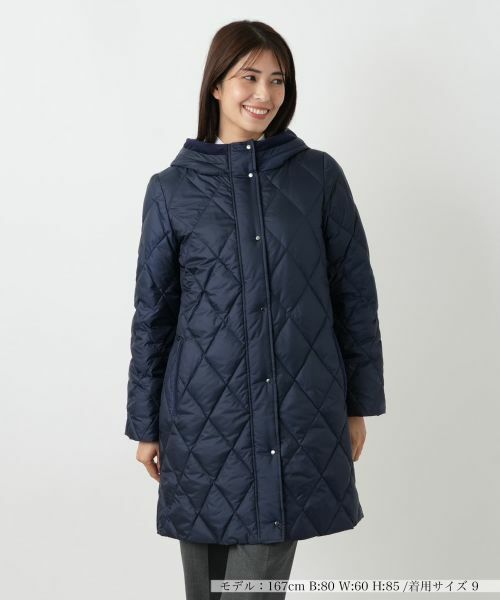 Leilian（レリアン） フーデッドダウンコート【Leilian WHITE LABEL