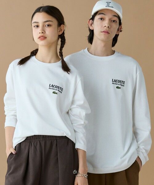 非売品！LACOSTE ラコステ 店用オブジェ 3点セット アクリルディスプレイ LACOSTE（ラコステ） Jeu Set et MatchロングスリーブTシャツ
