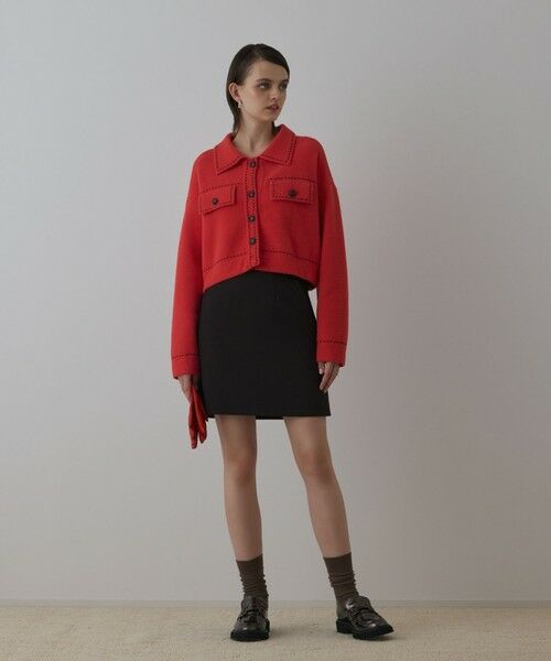 GRACE CONTINENTAL（グレースコンチネンタル） ステッチニット