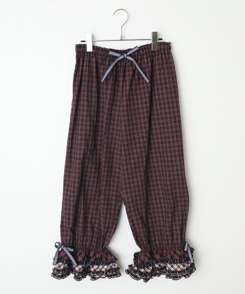 ピンクハウス　ドロワーズ　ピコフリル　リボン　ペチパンツ　白　日本製【P46 z-2510-A2153FP468_03.jpg