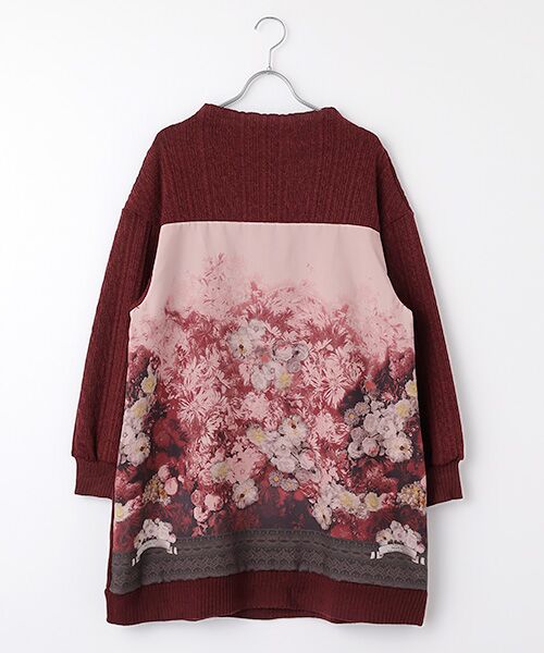 INGEBORG（インゲボルグ） ミスティガーデンpt.使いニットチュニック