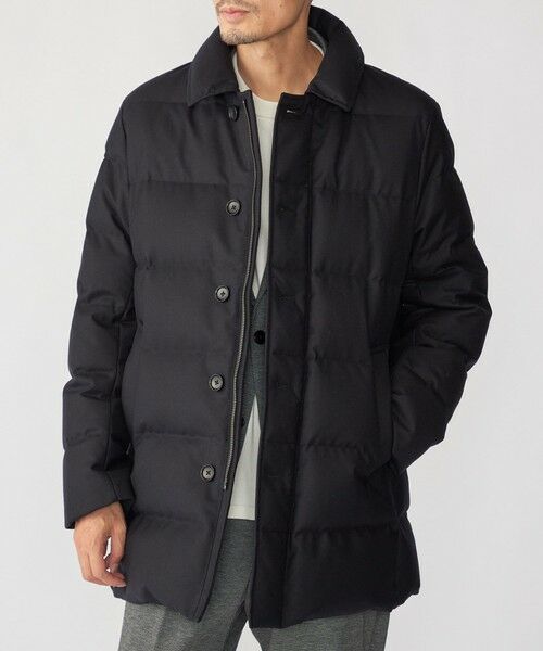 【プロフィール必読★ゆかりんさん専用】 シップス　河田フェザー　ダウンジャケット セール】 【河田フェザー】フードロングダウンgrey◇ （ダウン