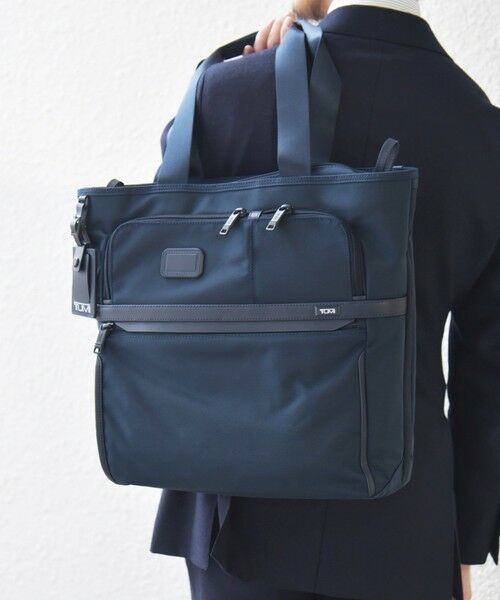 美品✨激レア ネイビー　TUMI ALPHA SHIPS 別注 コラボ SHIPS別注】TUMI: 完全別注モデル『ALPHA 3』ミッド 3WAY バッグ
